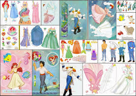 A carved doll is a great gift for a girl. The Little Mermaid Vintage Free Printable Paper Dolls Oh My Fiesta In English