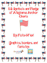 Indivisible_, with liberty and justice for all. U S Symbols And Pledge Of Allegiance Anchor Charts By Foltz I Fied
