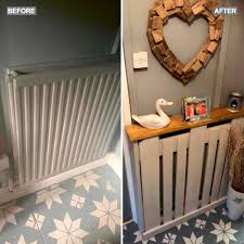 15 diy radiator cover ideas how to make a. Homeowner Upcycles Free Wooden Pallet Into A Bespoke Radiator Cover