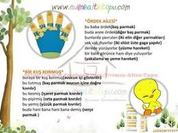 Parmak Oyunlari Ornekler Okul Oncesi Parmak Okul
