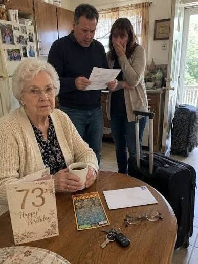 My daughter-in-law gave me a $2 scratch-off ticket for my seventy-third  birthday and chuckled while I scratched it. I smiled, thanked her, and told  absolutely no one what I saw under the