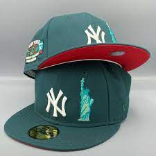 New Era New York Yankees Green Liberty 59fifty Fitted Hat