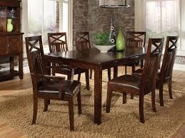 Cardi S Furniture 7pc Diningroom 849 99 400109927 Wood Rectangle Dining Table Dinette Sets Dining Room Sets