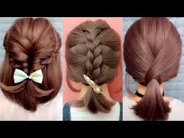 تسريحات شعر بسيطه وسهله تسريحات للشعر القصير تسريحات سهلة و جميلة موضة 2021 youtube in 2021 kawaii hairstyles hair makeup hair styles
