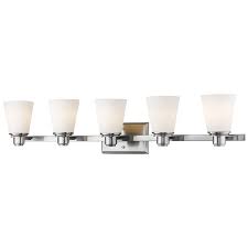 Z Lite Kayla 5 Light Vanity Light In Brushed Nickel 7001 5v Bn