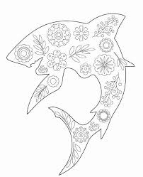 Sharks are one of the most feared marine creatures. Pin On Popular Coloring Page For Adults