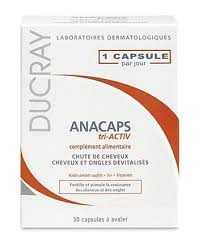 If you're noticing more hair loss than normal and witnessing visible thinning of your hair, then you could be dealing with an imbalance of hormones, low thyroid, too much testosterone, or a nutritional deficiency. Ducray Anacaps Tri Activ Food Supplement Against Hair Loss 30 Or 3x30 Capsules