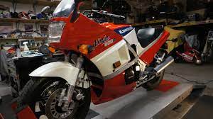 Themotorcyclewas new when wreck and has been left in the current condition for these years.the motor works and moves freely and chassis are good. Featured Listing 1985 Kawasaki Ninja 600r Rare Sportbikes For Sale