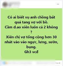 Jun 22, 2021 · cặp vợ chồng ở an giang đâm bạn nhậu trọng thương 22/06/21 10:54 gmt+7 1 đăng lại 8 liên quan gốc lê ngọc thanh, 40 tuổi, ở an giang cùng chồng bị khởi tố do cầm dao đâm người trong lúc nhậu. Sefri Ueolqxcm