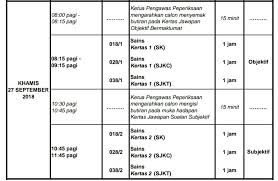 Jadual waktu peperiksaan ujian pencapaian sekolah rendah (upsr) 2018. Jadual Waktu Upsr 2018 Exam Date Peperiksaan