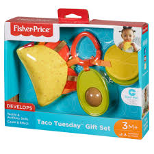 Maybe you would like to learn more about one of these? Fisher Price 3 Piece Taco Tuesday Gift Set Bed Bath Beyond