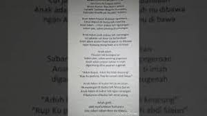 Lagu syair anak adam terbaru gratis dan mudah dinikmati. Lirik Sholawat Sunda Jaman Dulu