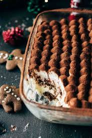 Just 9 Ingredients And 15 Minutes Preparation Time This Eggnog Gingerbread Tiramisu Recipe Is The Perfect Ch Eggnog Dessert Tiramisu Recipe Gingerbread Recipe