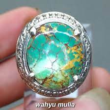 Batu Cincin Pirus Persia Urat Emas Asli Kode 1473 Wahyu Mulia