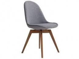 Basil Stuhl Esszimmerstuhl Wartezimmerstuhl Stoff Grau Eiche Stuhle Banke Wartezimmer Esszimmerstuhl Wohnung Frankfurt