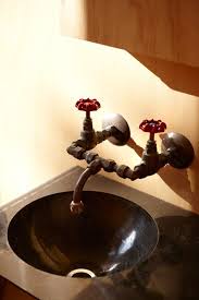 Small Beachfront Home Modern Functional Tiny House Bathroom Unique Bathroom Sinks Industrial Faucet