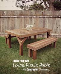 Build A Cedar Picnic Table 106ab Copy Jpg 636 768 Pixels Diy Picnic Table Picnic Table Plans Picnic Table