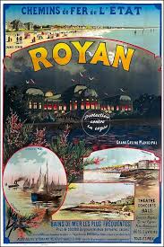 Royan Casino Rf69 Vintage Poster Reprint 40x60cm 15 7x23 6 Ebay Royan Affiche De Voyage Vintage Affiches Retro