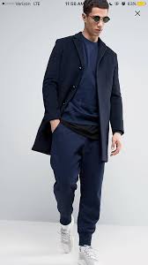 Find all cheap mens sweats clearance at dealsplus. Asos Monochromatic Sweat Suit With Overcoat Sweatsuit Mens Fashion Overcoats