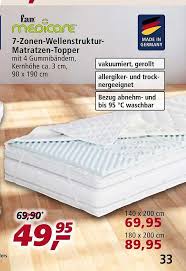 F a n 7 zonen tonnentaschenfederkern matratze 90×200 cm f a n 7 zonen komfortschaum matratze 90 x 200 cm penny prospekt 30 12 2019 4 1 2020 seite 28 f a n 7 zonen ttfk matratze „de luxe sleep 1000t h2 f a n 7 zonen kaltschaum matratzentopper „perfect sleep ks schlafgut bonell. Seaqual 7 Zonen Premium Viskoelastic Matratzentopper Angebot Bei Aldi Sud