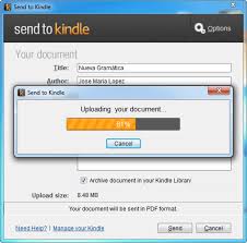 Drag and drop, one or more documents onto the send to kindle application. Send To Kindle Download
