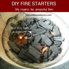How to make activated charcoal (with pictures). Diy Fire Starters Only Requires Two Unexpected Items Blessed Beyond Crazy