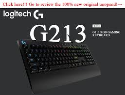 You can customize the rgb lighting and assign multiple functions to certain keys with the logitech gaming play your favorite pc games in style with the logitech g213 prodigy keyboard. Logitech 99 New G213 Prodigy Rgb Gaming Keyboard For Laptop Pc Gaming Overwatch Pubg Gamer Keyboard Like Mechanical Keyboard Keyboards Aliexpress