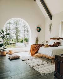 Lorena Canals Rugs On Instagram Amazing Bedroom By Ahousebythetrees With Our Air Natural Rug From The Early Hours Collection Home Home Bedroom House Design