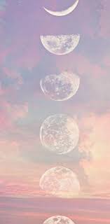 Mlooog aesthetics moon phase wall decor living room decor bedroom wall decor boho style improve . Moon Phases Wallpaper By Discoskeleton Download On Zedge 91f3