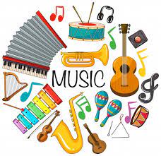 The clear sound of the french horn has often been associated with hunting and with military music, and this is reflected in its use in orchestral and film music. Different Kinds Of Musical Instruments Free Vector Download On Freepik