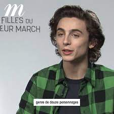 A page for describing creator: Timothee Chalamet L Interview C Est Plie