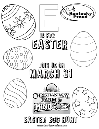 If you're looking for a fun way to color this egg, try combining markers and colored pencils. Easter Egg Hunt Hopkinsville Ky Free Printable
