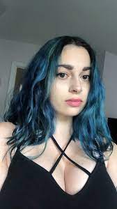 I Dyed My Hair Blue Hair Beauty Skin Deals Me Fashion Love Cute Style Women Makeup Blue Hair Aesthetic Aesthetic Hair Blue Hair
