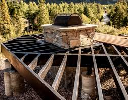 An ipe deck needs a strong, stable frame. Steel Deck Framing Fortress Building Products