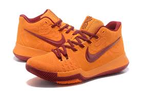 Nike Kyrie 3 Burgundy Yellow Wine Red Basketball Shoes 852417 600 Ayakkabilar Basketbol Ayakkabilari Basketbol