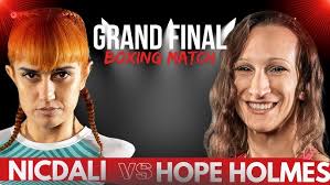 Hope Holmes v Nicdali