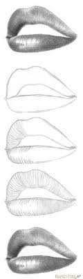 Learn how to draw a glossy pair of lips, slightly parted with teeth showing easy, step by step drawing tutorial. Easy Draw Lips Art Drawing Community Explore Discover The Best And The Most Inspiring Art Drawings Ideas Trends From All Around The World