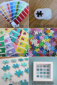 Giant blank puzzle pieces invitation templates autism puzzle. 7 Puzzle Piece Diy Ideas Diy For Life Puzzle Crafts Puzzle Piece Crafts Autism Crafts
