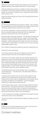 But these things don't happen overnight. Sandman Is One Of The Most Homophobic And Transphobic Comics Dc Has Ever Published And The Fact That Its Getting A Netflix Show Is Incredibly Insulting All The Gay Relationships Involve Abuse