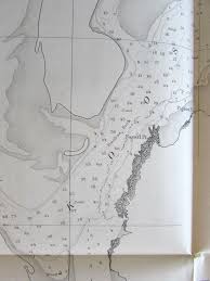 Oregon 1862 Coos Bay Rare Nautical Chart U S Coast Survey