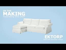 Living la vida loca in ikea. Ikea Ektorp Sofa And Chaise Assembly Instructions Youtube