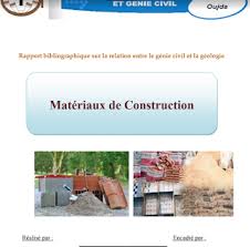 Les Materiaux De Construction Pdf En 2020 Materiaux De Construction Genie Civil Construction