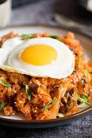 Spicy Kimchi Pork Belly Fried Rice Curious Nut Pork Belly Pork Belly Recipes Pork Recipes