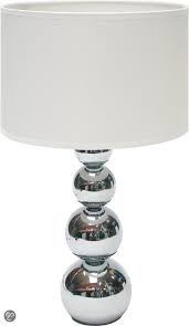 ranex mandy tafellamp witte kap touch en dimfunctie tafellamp moderne tafellamp lampen