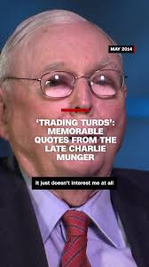 Billionaire investor Charlie Munger, vice-chairman of Berkshire Hathaway  and long-time friend to Warren Buffett, was known for his quick wit and  funny one-liners. Munger died