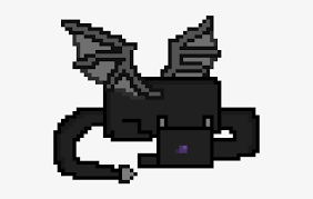 Mojang's ender dragon looks nice and cuddly even if it can kill me in one blow, but op's ender dragon is scary looking haha. Enderdragon Minecraft Dragon Pixel Art Transparent Png 680x480 Free Download On Nicepng