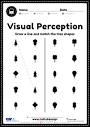 Visual Perceptual Skills Worksheet - Free Printable PDF