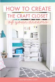 It has 15 drawers in total which have two different sizes. Craft Closet Organization 101 5 Steps To The Ultimate Makeover