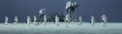 Storm Troopers Star Wars Rogue One A Star Wars Story Storm Troopers At At Walker At St Walker At St At At Bea At At Walker Dual Monitor Wallpaper Star Wars