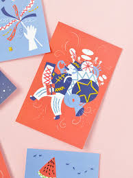 We've been helping people keep in touch with friends and family for over 20 years. 4th Of July Stitching Cards Handmade Charlotte